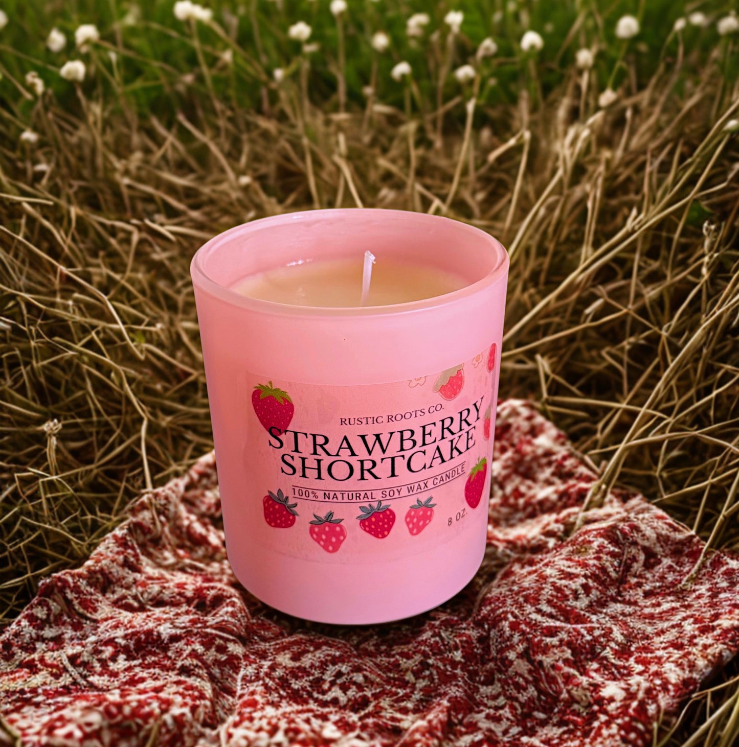 Strawberry Shortcake Candle